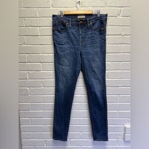 Madewell Indigo Skinny Jeans Highrise 31T